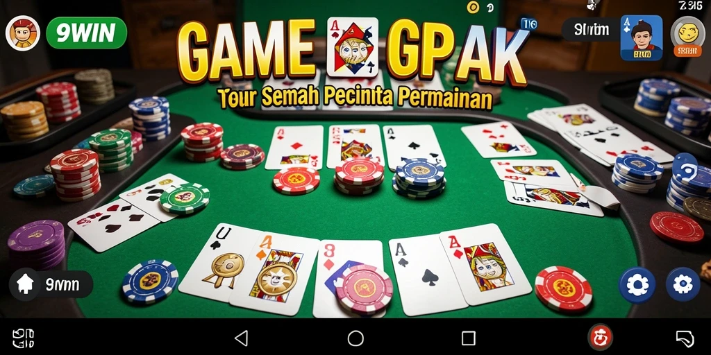 Screenshot gameplay Gaple yang menarik dari 9WIN.