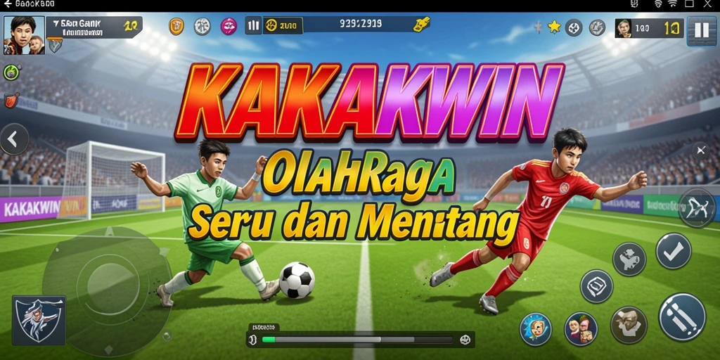 Tampilan gameplay KAKAKWIN yang menarik dan kompetitif.