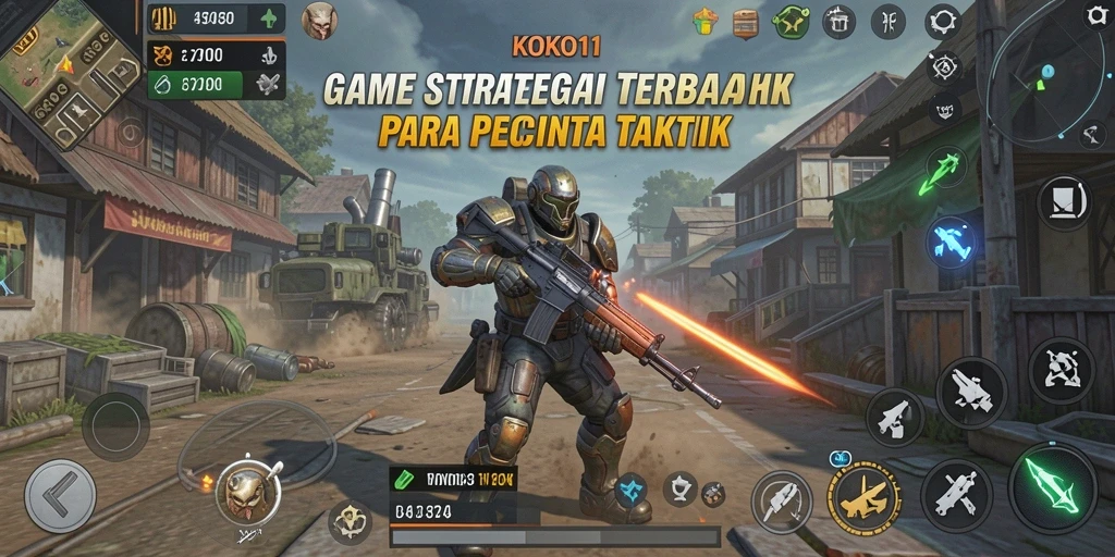 Screenshot KOKO11 memperlihatkan aksi seru dalam pertempuran strategi.