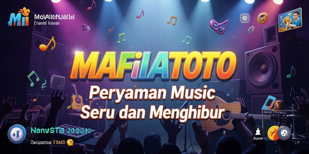 Tampilan layar MAFIATOTO saat gameplay musik yang seru dan interaktif.