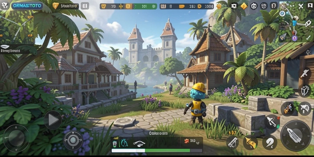 Tampilan gameplay menarik dari ORMASTOTO yang menampilkan elemen simulation.