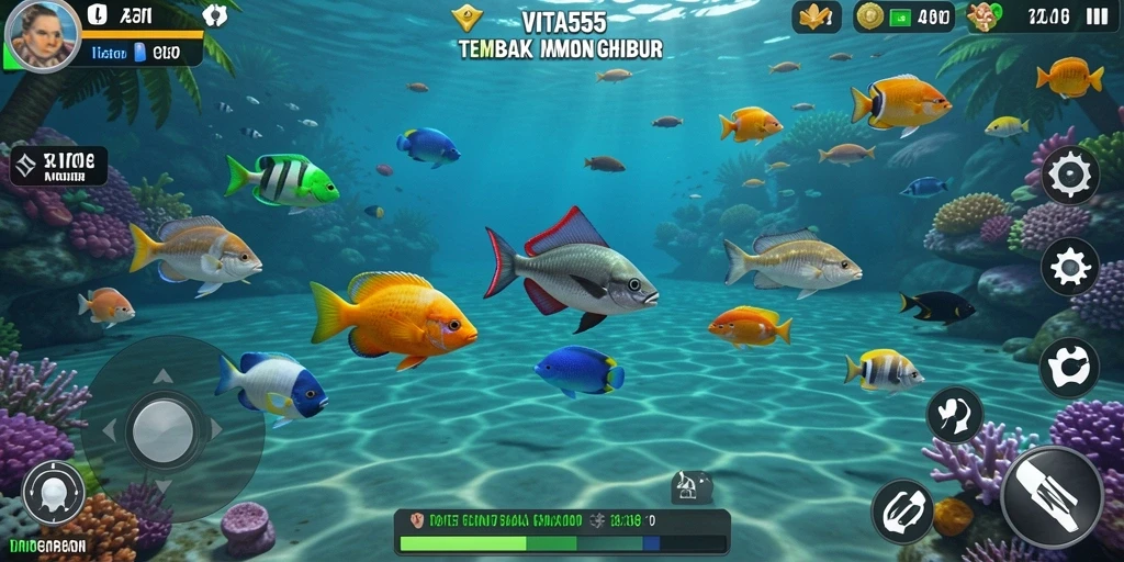 Tampilan gameplay seru VITA555 yang memukau.